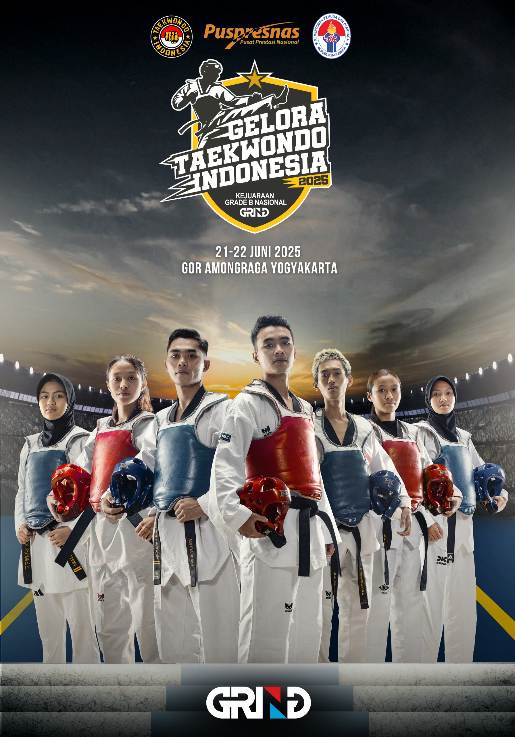 Kejuaraan GELORA TAEKWONDO INDONESIA CHAMPIONSHIP 2025 GRIND ti-btcsemarang.com